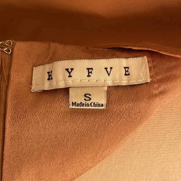 HYFVE nude cutout long dress with double slits in women’s size small - Picture 13 of 16